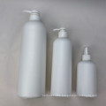 Empty white 8 16 32 oz 250 500 1000 ml boston Round lotion hdpe plastic pump bottle